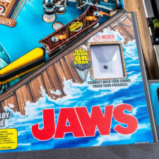 The Stern Jaw Premium Pinball Machine Playfield Details.