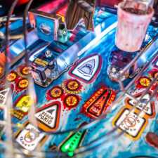The Stern Jaw Premium Pinball Machine Playfield Details.