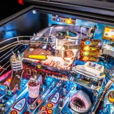 The Stern Jaw Premium Pinball Machine Playfield Details.