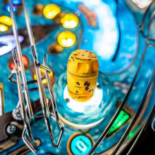 The Stern Jaw Premium Pinball Machine Playfield Details.