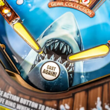 The Stern Jaw Premium Pinball Machine Playfield Details.