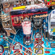 The Stern Jaw Premium Pinball Machine Playfield Details.