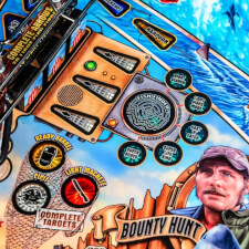 The Stern Jaw Premium Pinball Machine Playfield Details.