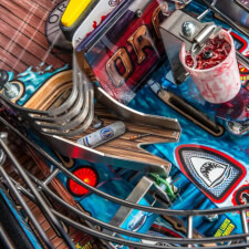 The Stern Jaw Premium Pinball Machine Playfield Details.