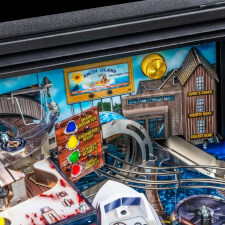 The Stern Jaw Premium Pinball Machine Playfield Details.