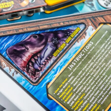 The Stern Jaws LE Pinball Machine Signature.