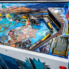 The Stern Jaws LE Pinball Machine Cabinet.