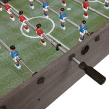 The Garlando F-2 Football table handles.