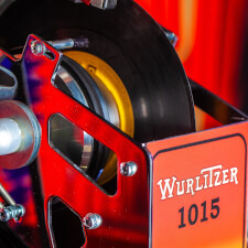 The Wurlitzer 1015 tribute Vinyl disks system.