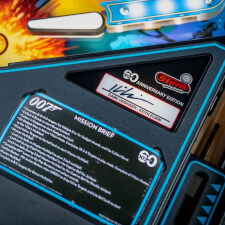 The Stern James Bond 007 60th Anniversary pinball machine.