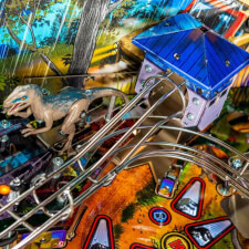 Stern Jurassic Park 30th Anniversary Edition pinball features.
