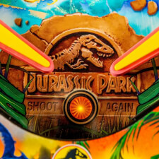 Stern Jurassic Park 30th Anniversary Edition pinball features.