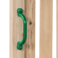 The Mari Wooden Climbing Frame Tower with Slide by Swing King