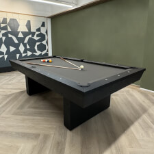 The Pureline Frontier 8ft in black with Olive cloth installed by LG team.
