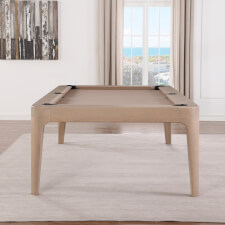 The Malta slate bed pool table front.