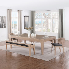 The Malta with tops, chairs & bench.