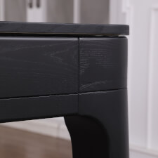 The cabinet of the Malta in Black Ash.