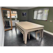 The Malta pool & dining table.