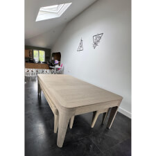 The Malta pool & dining table.