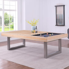 The Marseille in Maple with optional dining tops fitted.
