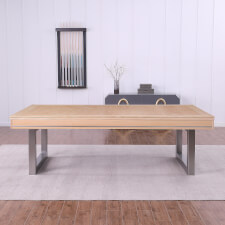 The Marseille in Maple with optional dining tops fitted.