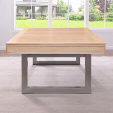 The Marseille in Maple with optional dining tops fitted.