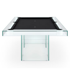 The Shadow pool table with black cloth.
