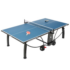 The Quickfold Indoor 18 tennis table.