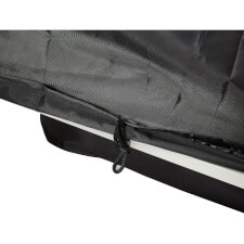 The Tekscore Indoor table cover showing tie-down strap..