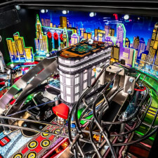 The John Wick Pro Pinball Machine playfield features.