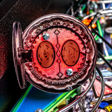 The John Wick Pro Pinball Machine playfield features.