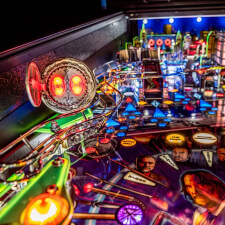 The John Wick Premium Pinball Machine playfield features.