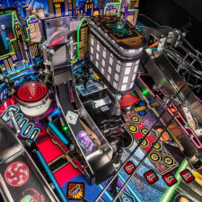 The John Wick Premium Pinball Machine playfield features.