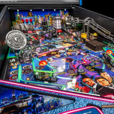 The John Wick Premium Pinball Machine playfield features.