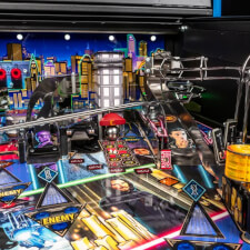 The John Wick Premium Pinball Machine playfield features.