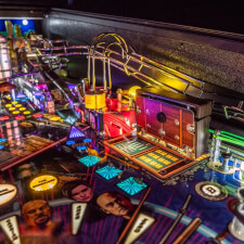 The John Wick Premium Pinball Machine playfield features.