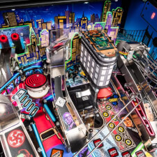 The John Wick Limited Edition Pinball Machine playfield features.