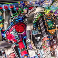 The John Wick Limited Edition Pinball Machine playfield features.