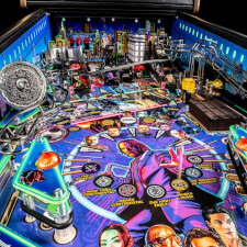 The John Wick Limited Edition Pinball Machine playfield features.