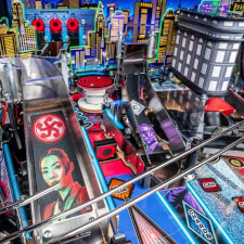 The John Wick Limited Edition Pinball Machine playfield features.