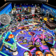 The John Wick Limited Edition Pinball Machine playfield features.
