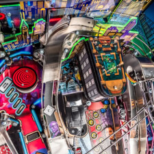 The John Wick Limited Edition Pinball Machine playfield features.