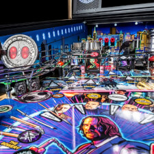 The John Wick Limited Edition Pinball Machine playfield features.