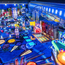 The John Wick Limited Edition Pinball Machine playfield features.