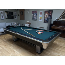 The Warrior pool table.