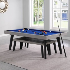 The Pureline California Indoor Pool Table in Stone finish..