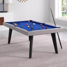 The Pureline California Indoor Pool Table in Stone finish.