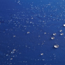 The waterproof billiard cloth on the California pool table.