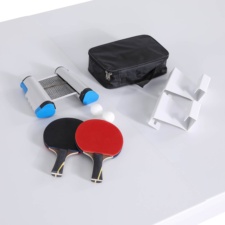 Table tennis accessories included with the California.