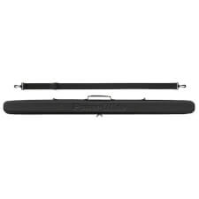 The Peradon cue case Svartur in black for 3/4 piece cues.